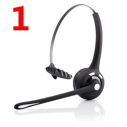 Bluetooth headset wireless headset, a combination of a single headset and microphone charging base, for PC, Laptop, Truck Driver, Office, Call Center, Skype [<lun>]
