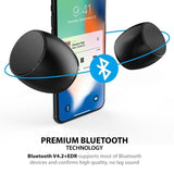 New Bluetooth Speakers, Portable True Wireless Speaker with Built-in-Mic, Thunder Stereo Speakers Set with HD Sound Long Lasting for iPhone iPad Android Smartphone and More