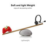 Pro Trucker Bluetooth Headset Cell Phone Headset with Microphone, Office Wireless Headset, Over the Head Earpiece, On Ear Car