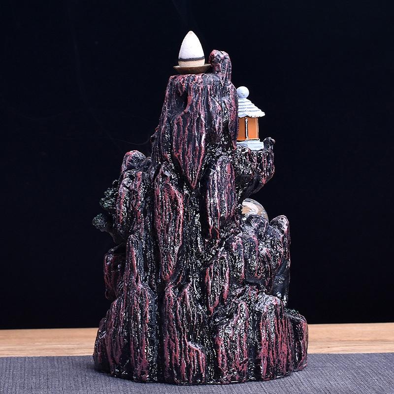 Exquisite Retro Resin Crafts Ornaments Ash Catcher Dragon Backflow Incense Burner Holder Home Furnishing Nordic Christmas As Gift Aromatherapy