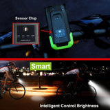 Bicycle Front Light Smart 4-level Induction Indicator 4000mAh USB Rechargeable with Horn 800 Lumen LED Bike Headlight Cycle FlashLight Lamp