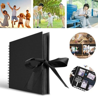 2021 New Photo Album Scrapbook for Photoalbum Craft Paper DIY Scrapbooking Wedding Photo Album Brown &amp; Black [<lun>]