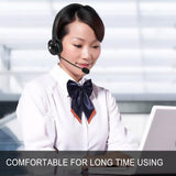 Pro Trucker Bluetooth Headset Cell Phone Headset with Microphone, Office Wireless Headset, Over the Head Earpiece, On Ear Car
