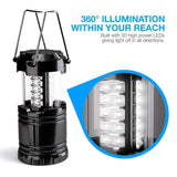 LED Camping Lantern Portable Flashlight - Survival Kit for Emergency, Hurricane, Power Outage