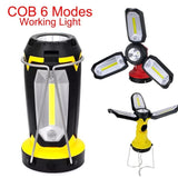 Rechargeable LED Camping Lantern, Portable Tent LED Lights Flashlights by USB Charging for Phone Charging,Emergency,Hurricane,Fishing and More