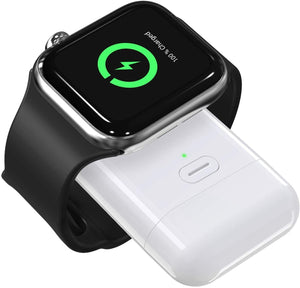 Upgraded Version for Apple Watch Wireless Charger, Portable Magnetic iWatch Charger for Travel Outdoor, 1000mAh Power Bank for Apple Watch Series 5/4/3/2/1