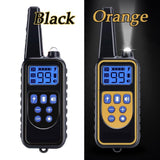 Remote Dog Training Collar Rechargeable and Rainproof 800M LCD Electric Pet Dog Shock Collar with Beep Vibration and Shock Electronic Collar belt for 1-3 Dogs Trainer (1-3 PCS Receiver)