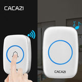 2021 New Waterproof Intelligent Wireless Doorbell 300M Remote Smart Door Bell Chime (include EU UK US Plug)