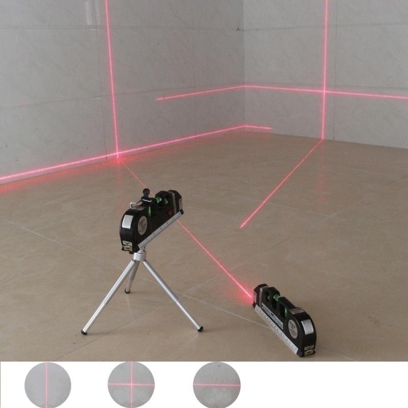 Multifunctional Laser Level and Spirit Level Metric Rulers Laser Straight Line