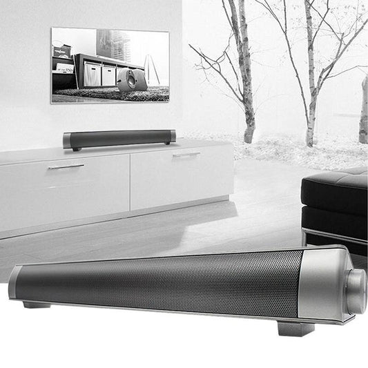 FREE REMOTE+Elegent Design TV Wireless Bluetooth Soundbar Subwoofer Stereo Speaker(3 Colour)