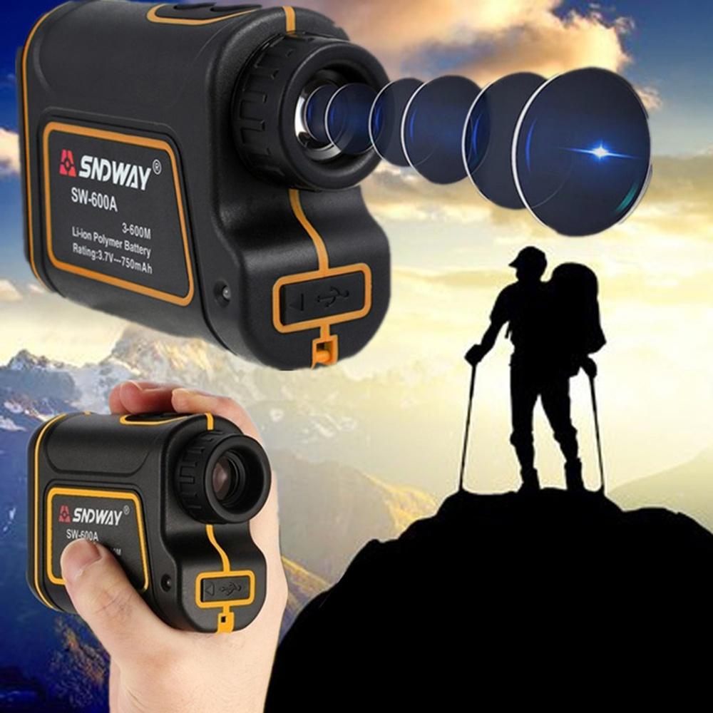 Golf Hunting Laser Range Finder Tape Measure Roulette Sports Golf Laser Distance Meter Telescope Distance Handheld Monocular Meter Rangefinder [<lun>]
