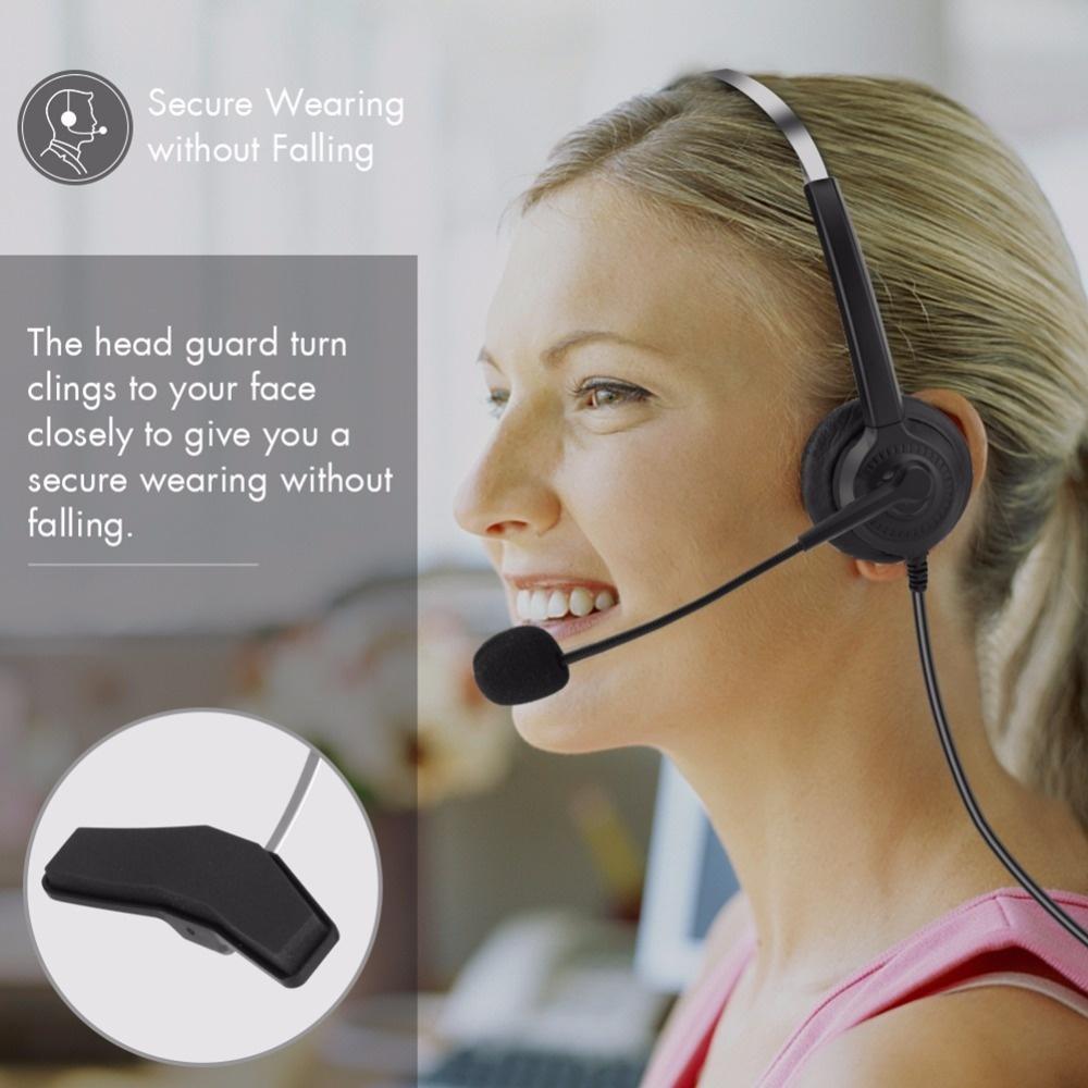 USB Headset with Microphone Double Sided for Business Skype Work from Home Call Center Office Video Conference Computer Laptop PC VOIP Softphone Telephone Noise Cancellating Headset Headphone