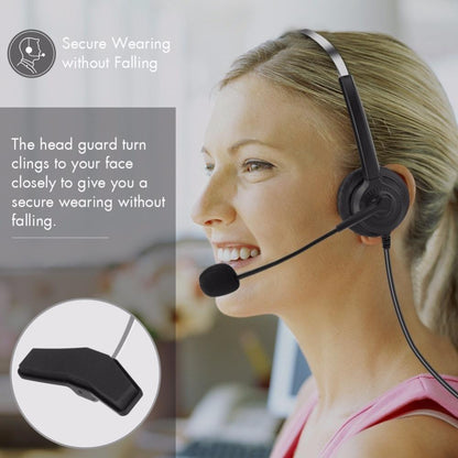 USB Headset with Microphone Double Sided for Business Skype Work from Home Call Center Office Video Conference Computer Laptop PC VOIP Softphone Telephone Noise Cancellating Headset Headphone