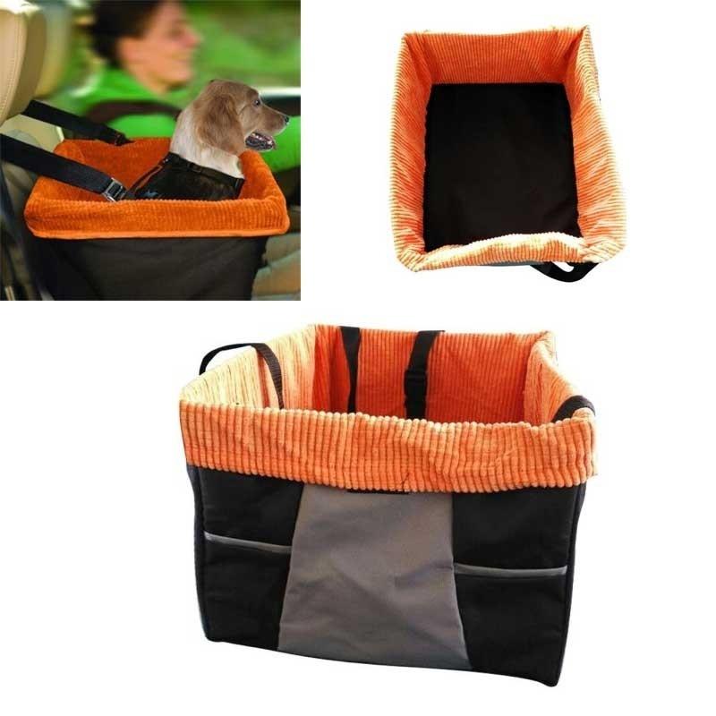 Dog Car Seat with Dog Seat Belt Tether Dogs Booster Seat for Cars
