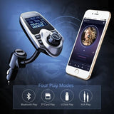 New Version portable Car Kit Handsfree Wireless Bluetooth FM Transmitter MP3 Player USB LCD Modulator Hot [&lt;lun&gt;]