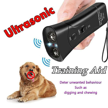2020 New Handheld Anti Barking Device. Ultrasonic Dog Bark Deterrent with Multi-Function Dog Bark Control. Pet Anti-Barking Silencer and Trainer. No Collar Indoor &amp; Outdoor Stop Barking Dog Device