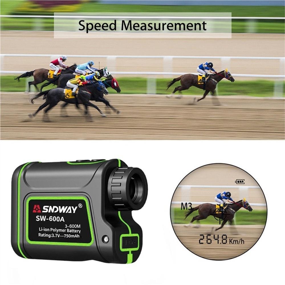 2021 Golf Range Finder 656Yards, USB Rechargeable Rangefinder with Flag Pole Lock Range Speed Scan Mode for Hunting Golf Course Hiking Climbing, Compact Laser Rangefinder Easy to Use for Outdoor [<lun>]