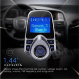 Bluetooth FM Transmitter Receiver Radio Adapter Car Kit With 5V 2.1A USB Car Charger MP3 Player Support TF Card USB Flash Drive [&lt;lun&gt;]