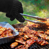 Barbecue Kitchen Gloves BBQ Oven Mitts Baking Glove Extreme Heat Resistant Multi-Purpose Grilling Cooking Gloves