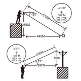 Golf Hunting Laser Range Finder Tape Measure Roulette Sports Golf Laser Distance 600 Meter Telescope Distance Handheld Monocular Meter Rangefinder