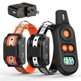 Dog Training Collar, (1 Or 2 Pack) 2019 Updated 3 Channels Shock Collar for Dogs with 2600ft Remote, Beep Vibration Shock 3 Modes Fully Waterproof Dog Shock Collar for Small/Medium/Large Dogs