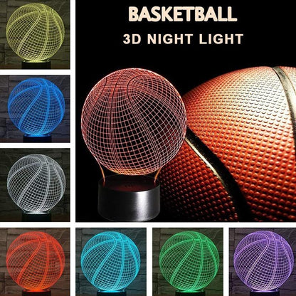 New 7 Color Changing Night Lamp 3D Atmosphere Bulbing Light 3D Visual Illusion LED Lamp for Kids Toy Christmas Birthday Gifts