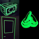 Reflective Glow Tape Self-adhesive Sticker Removable Luminous Tape Fluorescent Glowing Dark Striking Warning Tape