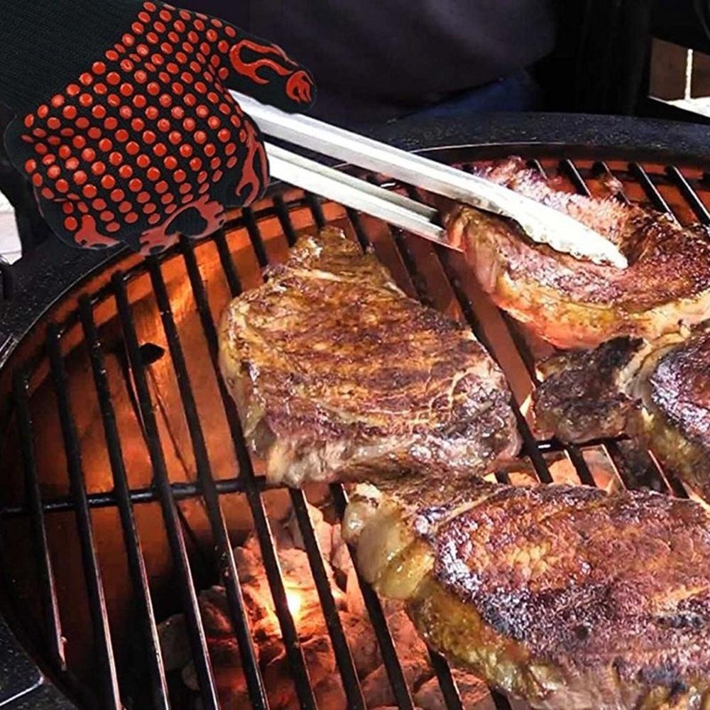 BBQ Gloves 1472℉ Extreme Heat Resistant Grill Gloves Insulated Oven Mitts with L5 Cut Resistant for Cooking, Baking,Cutting, Welding, Smoker Fireplace