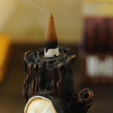 Halloween Skull and Black Dragon Backflow Incense Burners,Ceramic Home Decor  Handmade Gifts [&lt;lun&gt;]