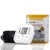 Home Health Care Digital Lcd Upper Arm Blood Pressure Monitor Heart Beat Meter Machine Tonometer for Measuring Blood Pressure Automatic Sphygmomanometer