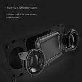 Metal Bluetooth Speaker,Wireless Dual Stereo Super Bass Speaker Portable Handfree Subwoofer Support Handfree TF AUX