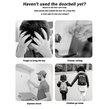 Latest Wireless Doorbell with 2 Receivers, IP55 Waterproof Doorbell, 1500 Feet Range, 5 Volume Levels, 60 Chimes &amp; LED Flash