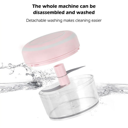 2021 New Upgrade Smart Electric Mini Food Garlic Vegetable Chopper Meat Grinder Crusher Press for Nut Fruit Rechargeable Onion Multi-function Processor Kitchen Accessories Tools [<lun>]