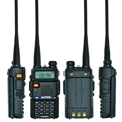 BAOFENG UV-5R Dual Band UHF/VHF Two Way Ham FM Radio+Speaker Mic Walkie Talkie [<lun>]