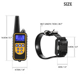 1000M IP6X 4 Modes Waterproof Pet Dog Training Collar Eectric Remote Control Shock Collar with LCD Display for 1~3 Dogs