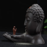Ceramic Waterfall Backflow Incense Burner Incenser Holder Home Decor Aromatherapy Ornament+ 20 Cone Incense Free (Brown Black) [&lt;lun&gt;]