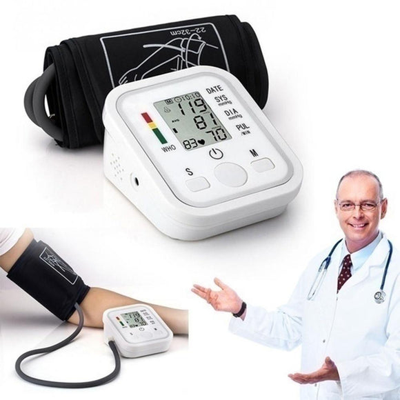 Professional Automatic Digital Arm BP Blood Pressure Monitor Sphgmomanometer Health Care