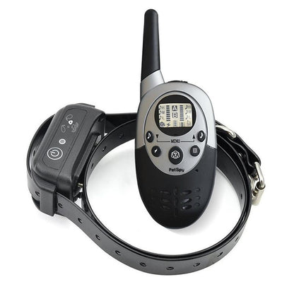 Dog Training Collar Remote Controller Waterproof Rechargeable 1000Yards LCD Trainer for Pet Electric Shock for 2 Dogs