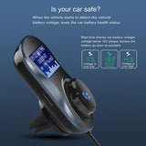 Bluetooth FM Transmitter, Bluetooth Car Kit Speaker,Safe Driving with One Key Control [&lt;lun&gt;]