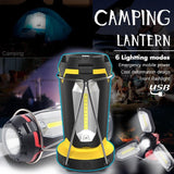 Rechargeable LED Camping Lantern Portable Tent LED Lights Flashlights by USB Charging for Phone Charging Emergency Hurricane Fishing and More [&lt;lun&gt;]