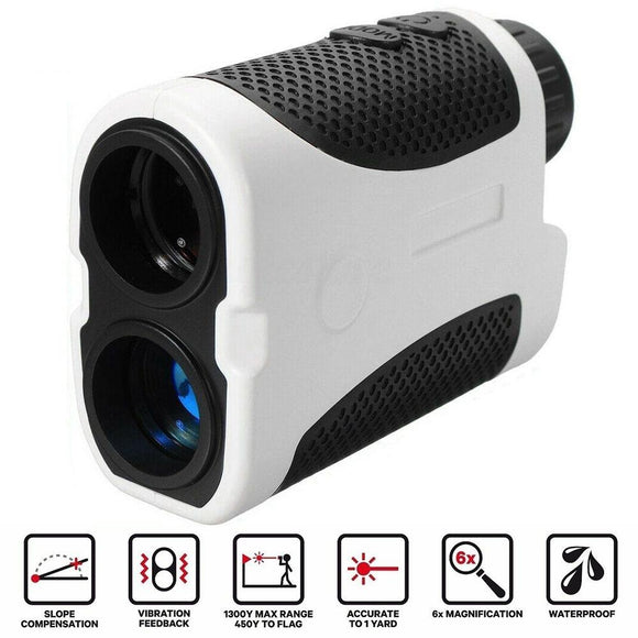 Golf Rangefinder, 6X Laser Range Finder 437 Yards with Slope ON/Off Technology, Fast Flag Lock, Continuous Scan Support - Tournament Legal Golf Rangefinder [<lun>]