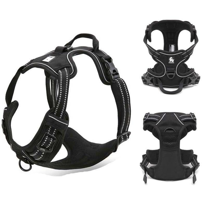 Truelove No-Pull Dog Harness Front Range Comfortable Reflective  Soft Mesh Dog Harness Reflective highend Soft Mesh Service Pet Dog Harness for Walking Hiking and Training