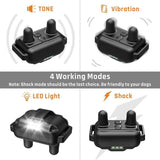 Remote Dog Training Collar Rechargeable and Rainproof 800M LCD Electric Pet Dog Shock Collar with Beep Vibration and Shock Electronic Collar belt for 1-3 Dogs Trainer (1-3 PCS Receiver)