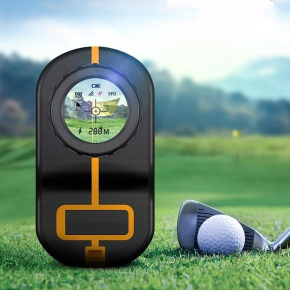 2020 Golf Range Finder 656Yards, USB Rechargeable Rangefinder with Flag Pole Lock Range Speed Scan Mode for Hunting Golf Course Hiking Climbing, Compact Laser Rangefinder Easy to Use for Outdoor