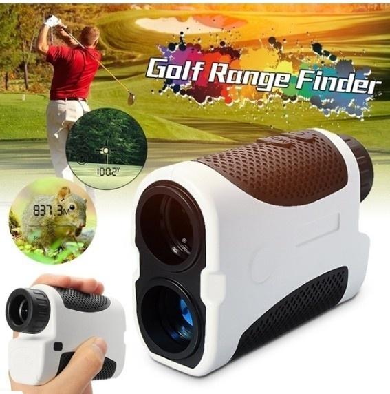 Clear LED Golf Digital Laser Range Finder Eyepiece Focus Hunting Slope Compensation Angle Scan Binoculars Pinseeking Club 400M [<lun>]