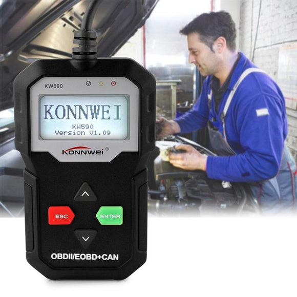 Car Diagnostics Auto Scanner, Car inspection engine light diagnostic tool for all OBDII agreement cars [<lun>]