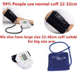 Home Health Care Digital Lcd Upper Arm Blood Pressure Monitor Heart Beat Meter Machine Tonometer for Measuring Blood Pressure Automatic Sphygmomanometer