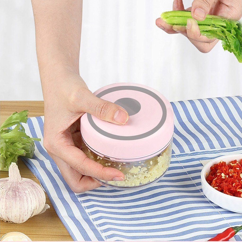 2021 New Upgrade Smart Electric Mini Food Garlic Vegetable Chopper Meat Grinder Crusher Press for Nut Fruit Rechargeable Onion Multi-function Processor Kitchen Accessories Tools [<lun>]