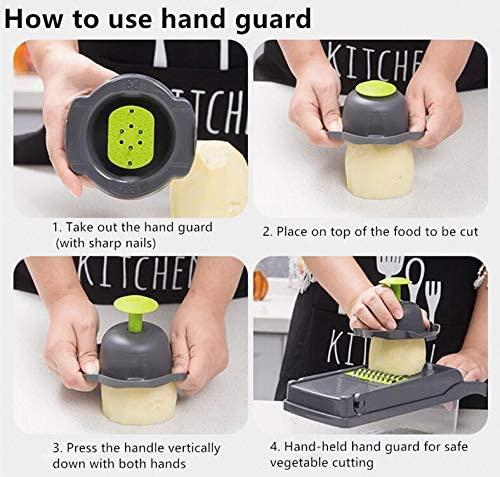 2021 New Multifunctional Vegetable Potato Slicer Set Chopper Grater Carrot Cutter Shredder Onion Peeler Kitchen Tool