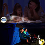 Rechargeable LED Camping Lantern, Portable Tent LED Lights Flashlights by USB Charging for Phone Charging,Emergency,Hurricane,Fishing and More（1-4 pack）